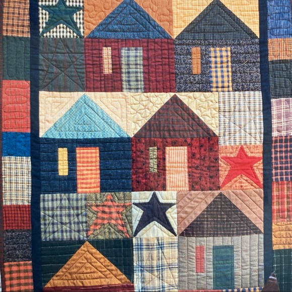 Quilt Pattern - Country Threads “Great American Village” Throw or Wall Hanging - Picture 2 of 6